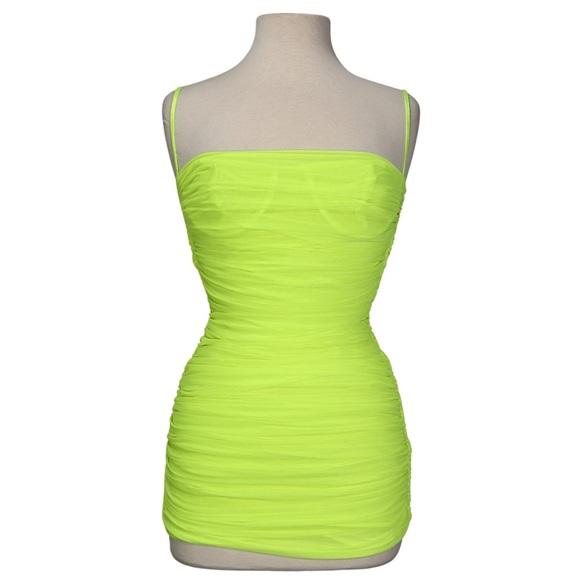 neon green summer dress Main Character Maxi Dress